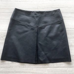 Club Monaco leather skirt